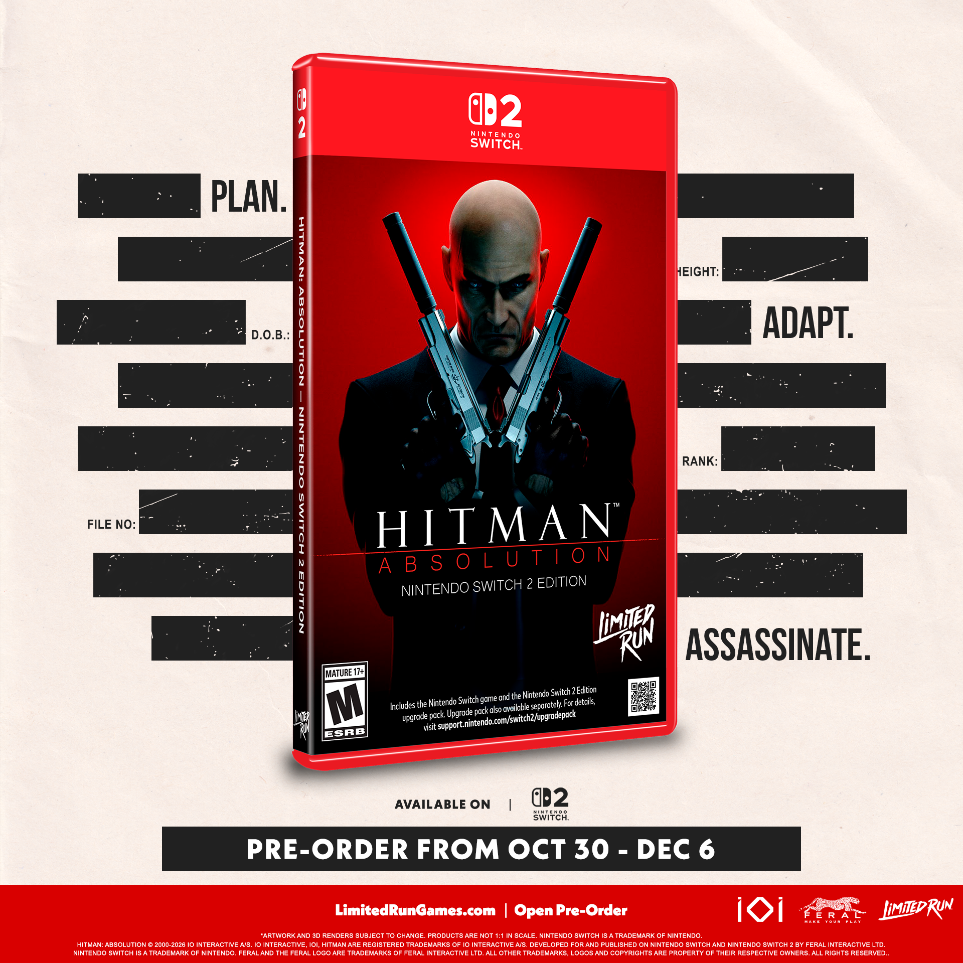 Hitman: Absolution heads to Nintendo Switch 2 with Joy-Con 2 mouse support