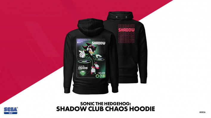 Sonic Club Chaos merch collection featuring Shadow launches on SEGA Shop